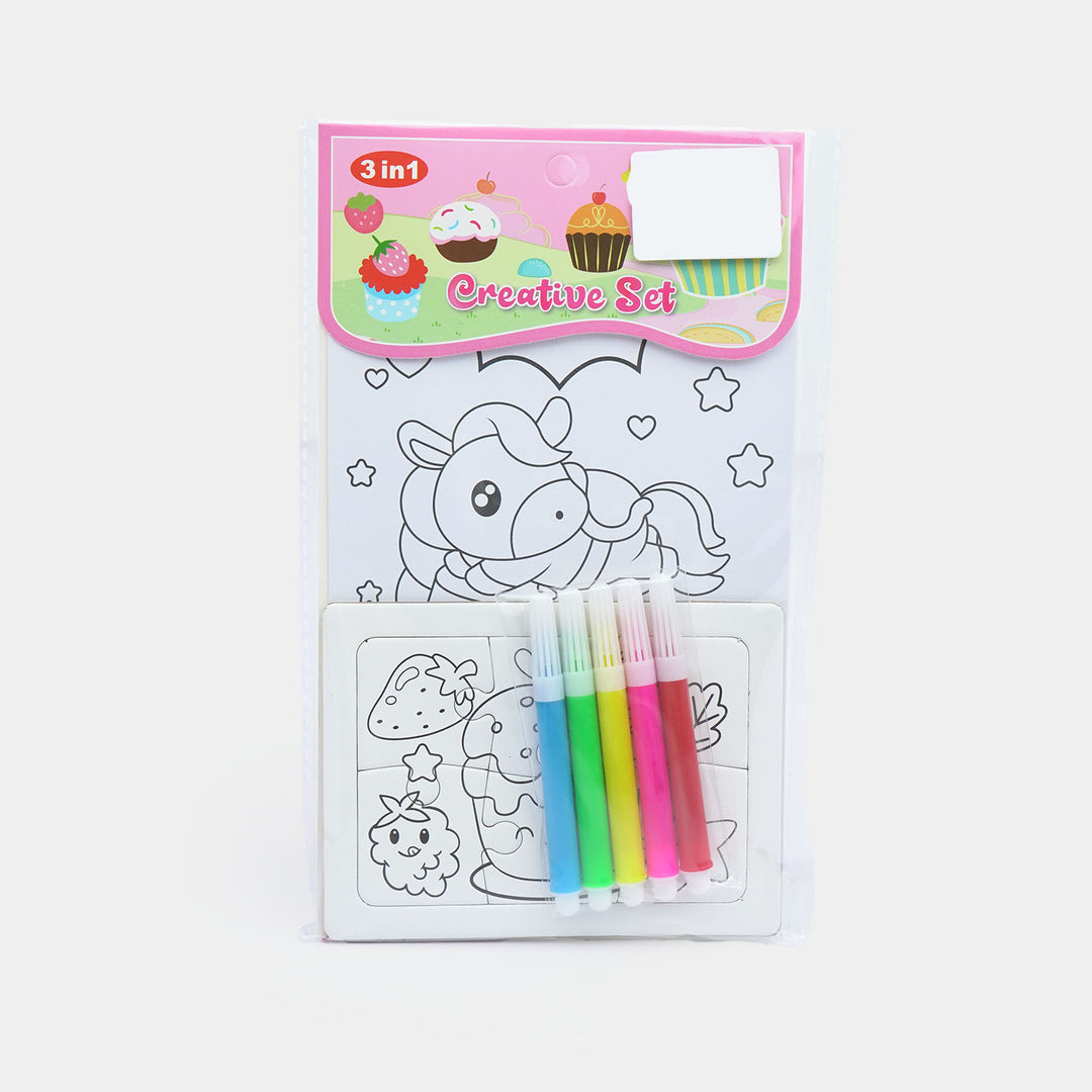 DIY Coloring &amp; Craft Activity Kit