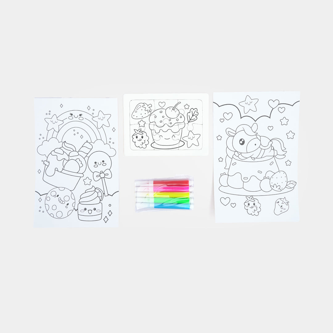 DIY Coloring &amp; Craft Activity Kit