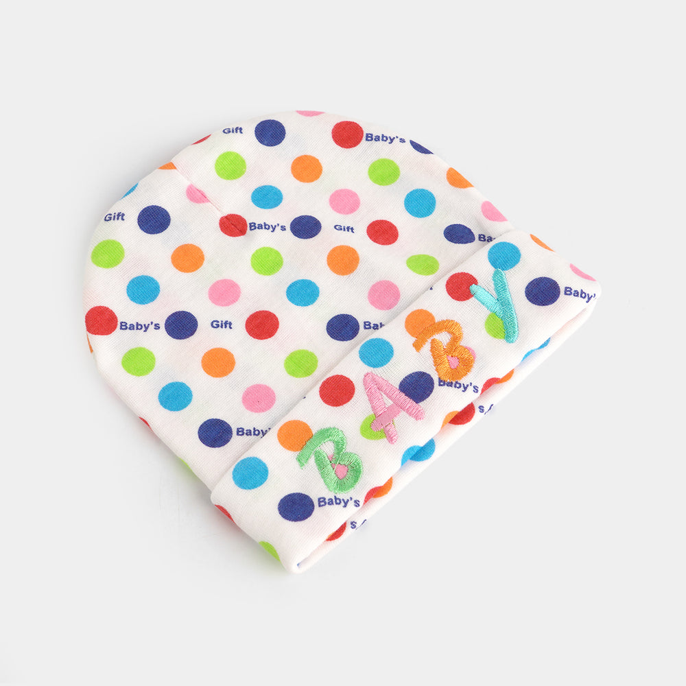 Baby Polka Dots Cap/Hat 0-3M