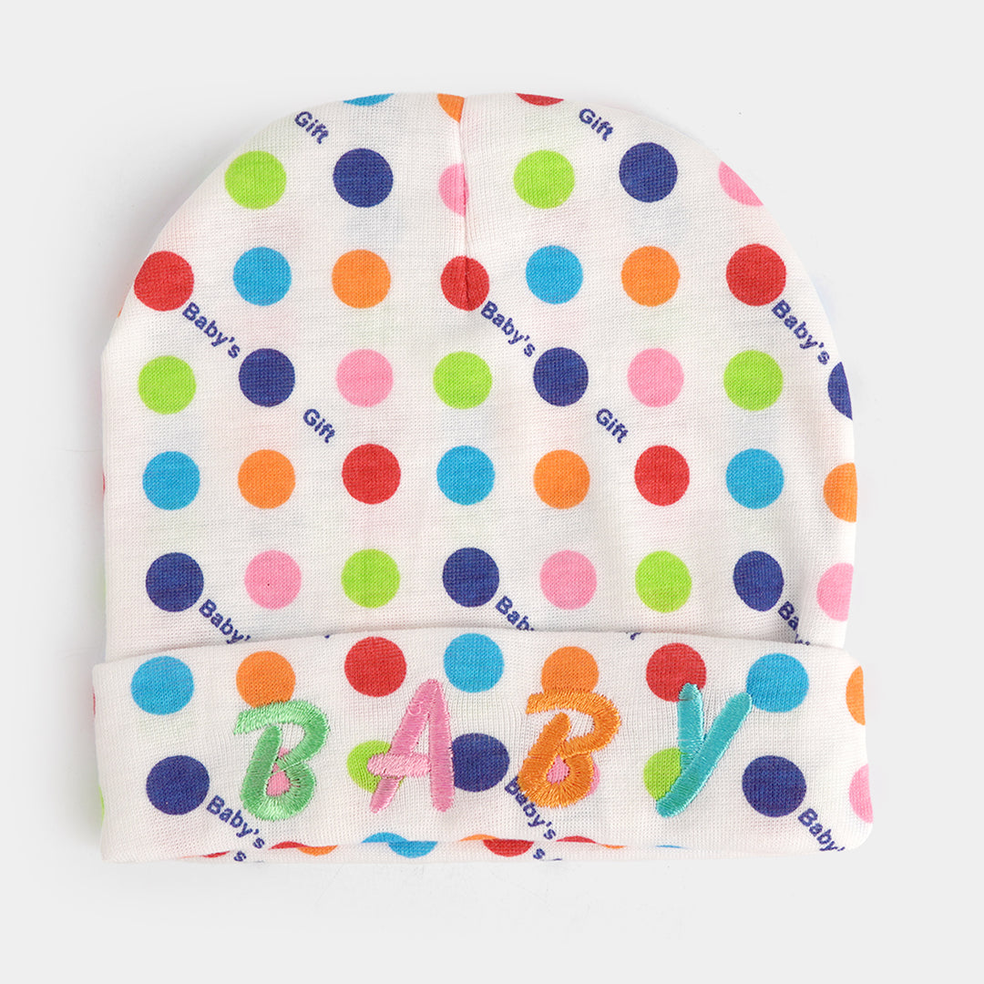 Baby Polka Dots Cap/Hat 0-3M