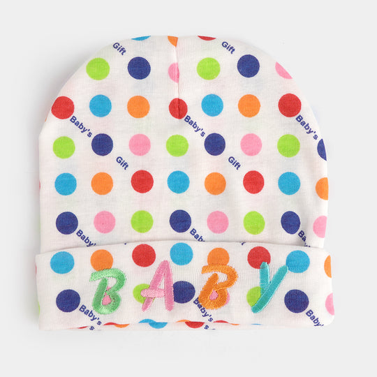 Baby Polka Dots Cap/Hat 0-3M