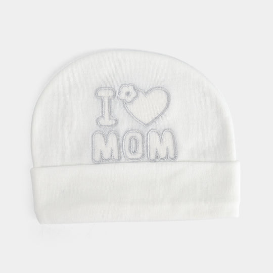 Baby Cap/Hat I Love Mom | 0-3M
