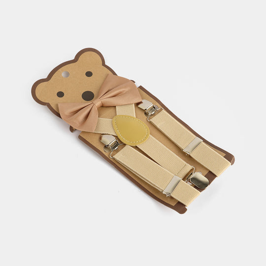 Elastic Suspenders With Bow