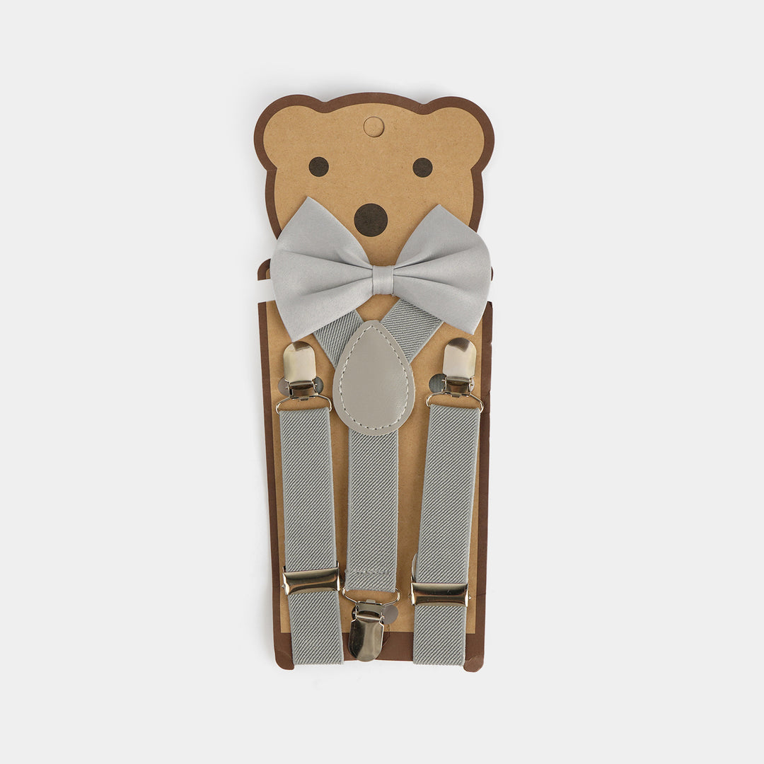 Elastic Suspenders With Bow