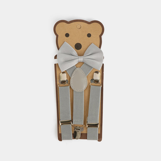 Elastic Suspenders With Bow