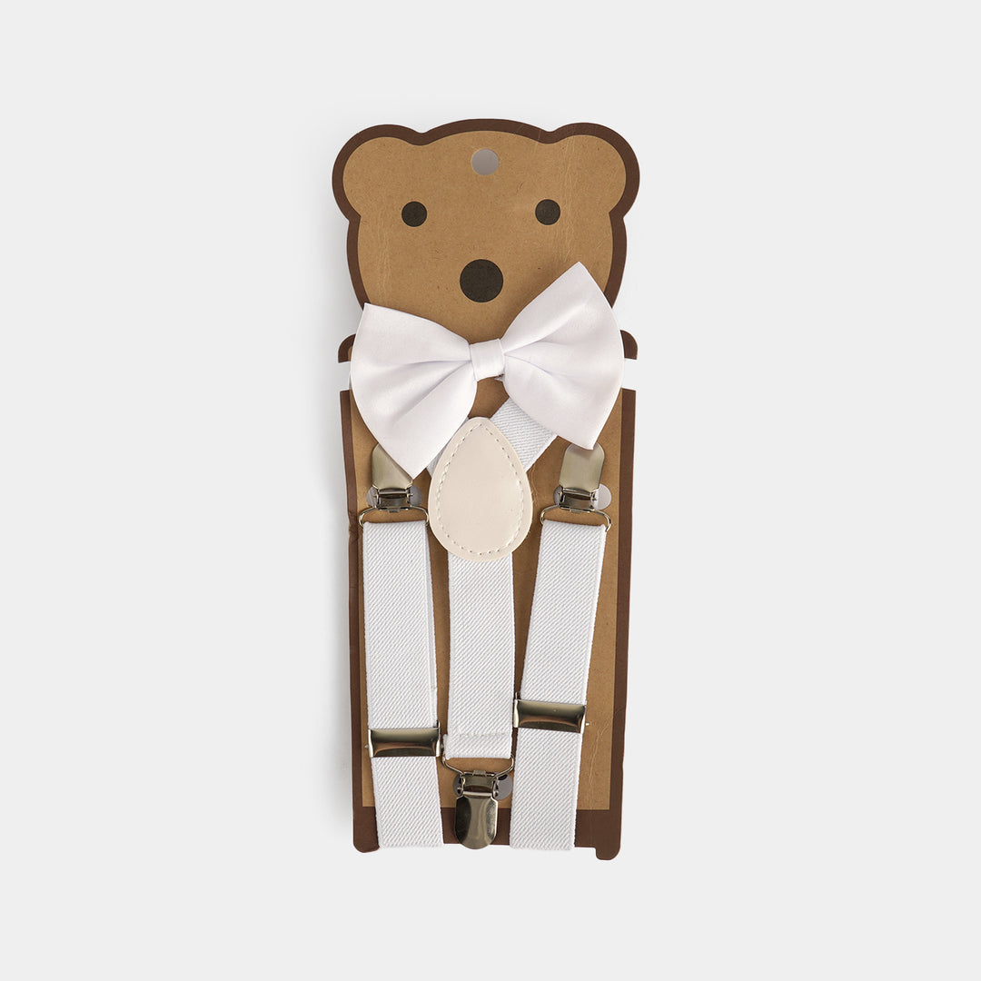Elastic Suspenders With Bow