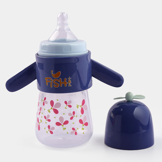 Wide Neck Feeder 250ml-Blue
