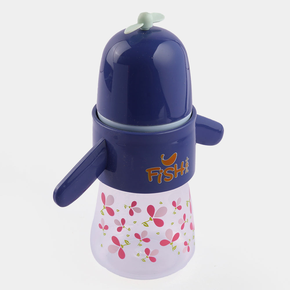 Wide Neck Feeder 250ml-Blue