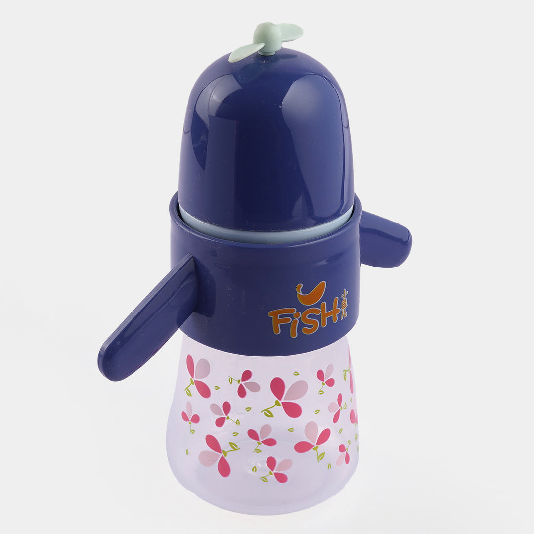 Wide Neck Feeder 250ml-Blue