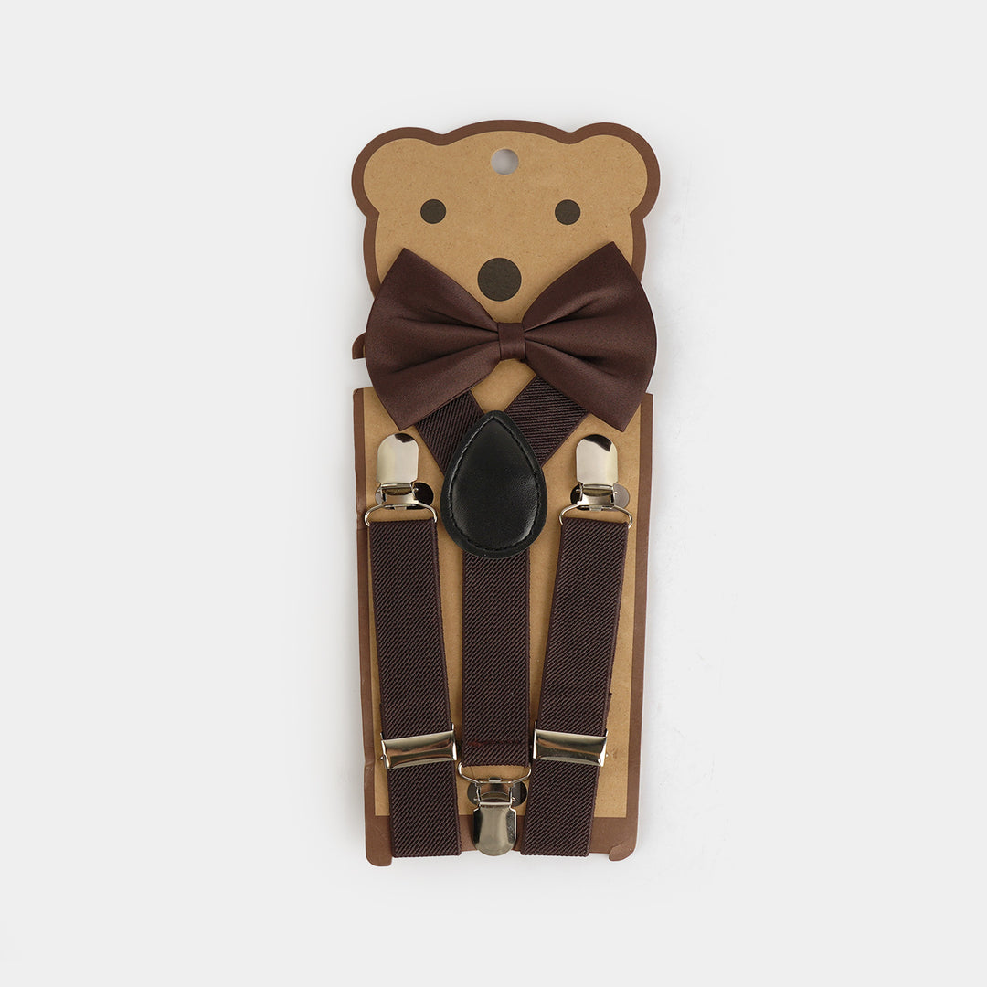 Elastic Suspenders With Bow