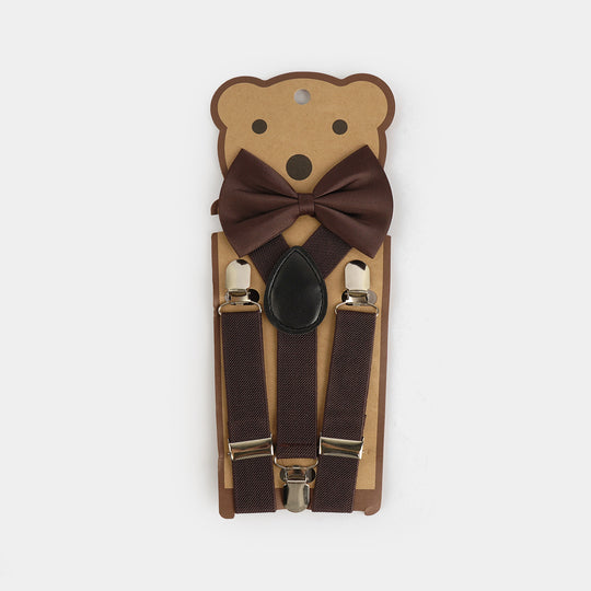 Elastic Suspenders With Bow