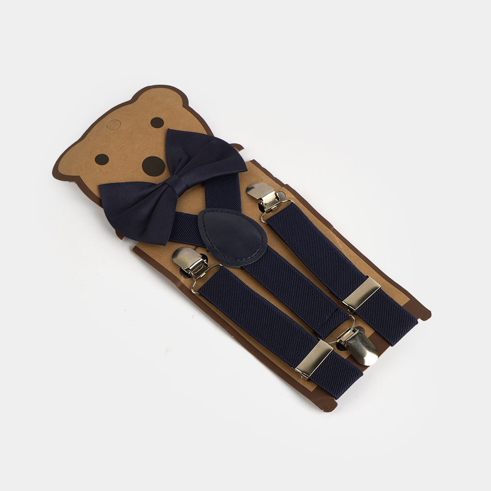 Elastic Suspenders With Bow