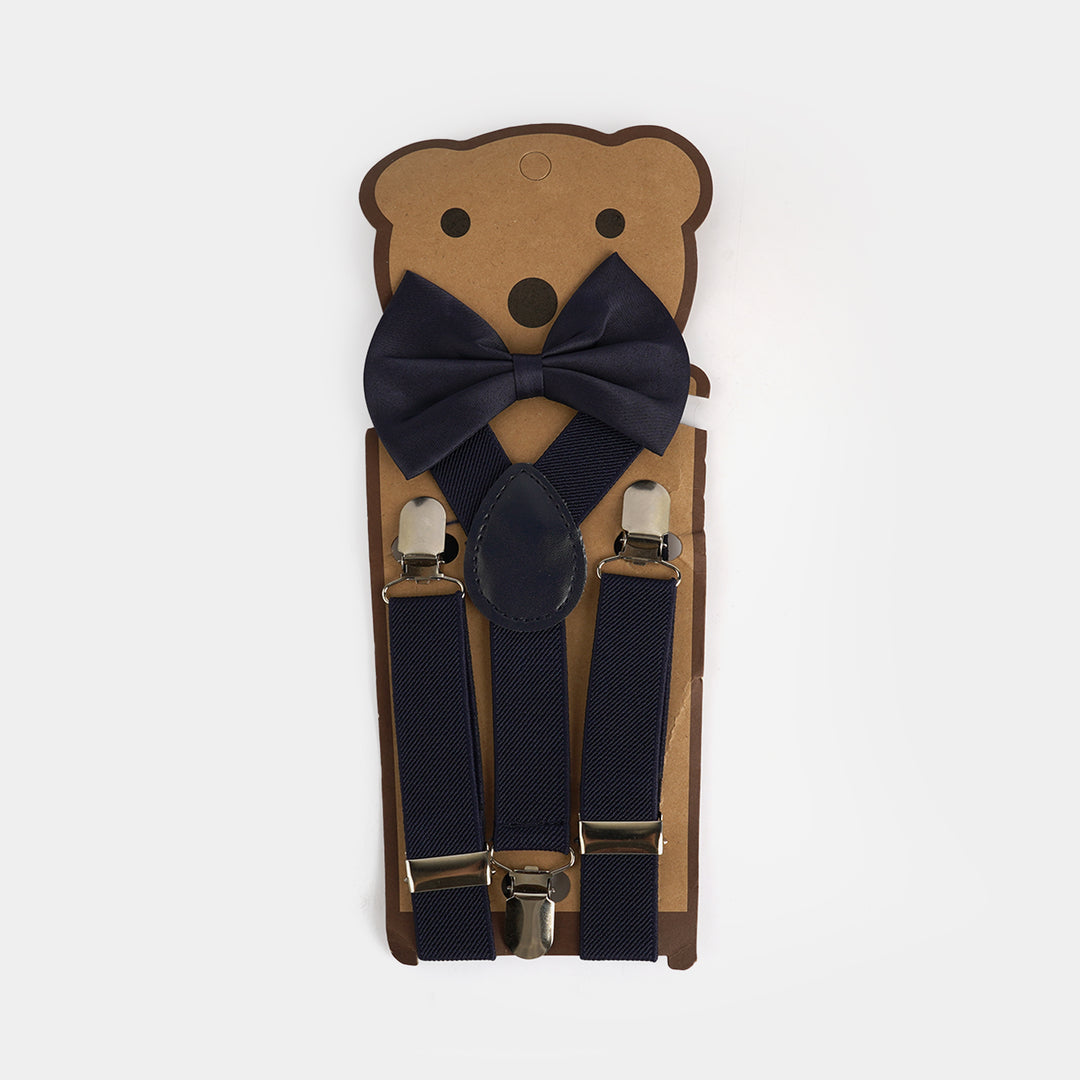 Elastic Suspenders With Bow