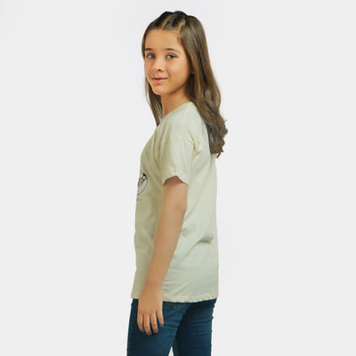 Girls Cotton T-Shirt Endless Adventures - After Glow