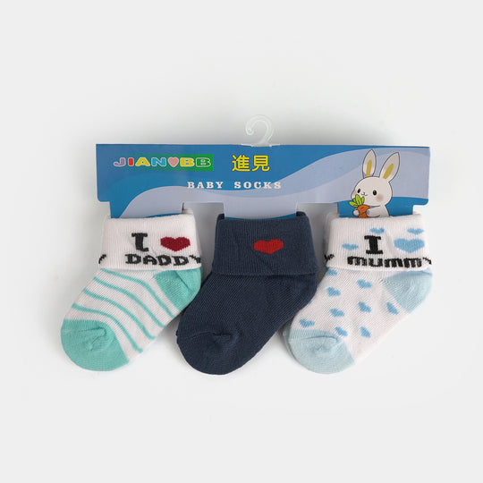 3 Pair Baby Socks 3Pcs | 0M+
