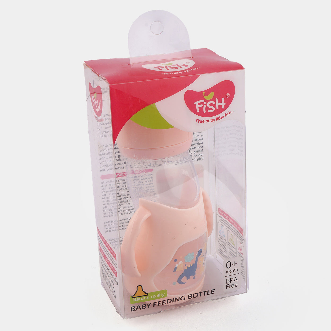 Wide Neck Feeder 260ml-L.Pink