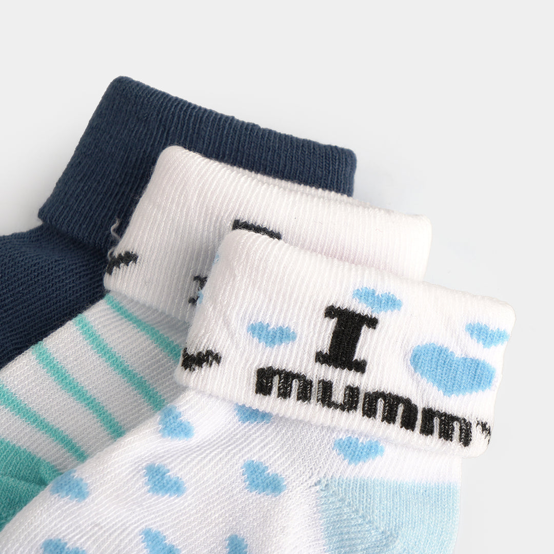 3 Pair Baby Socks 3Pcs | 0M+