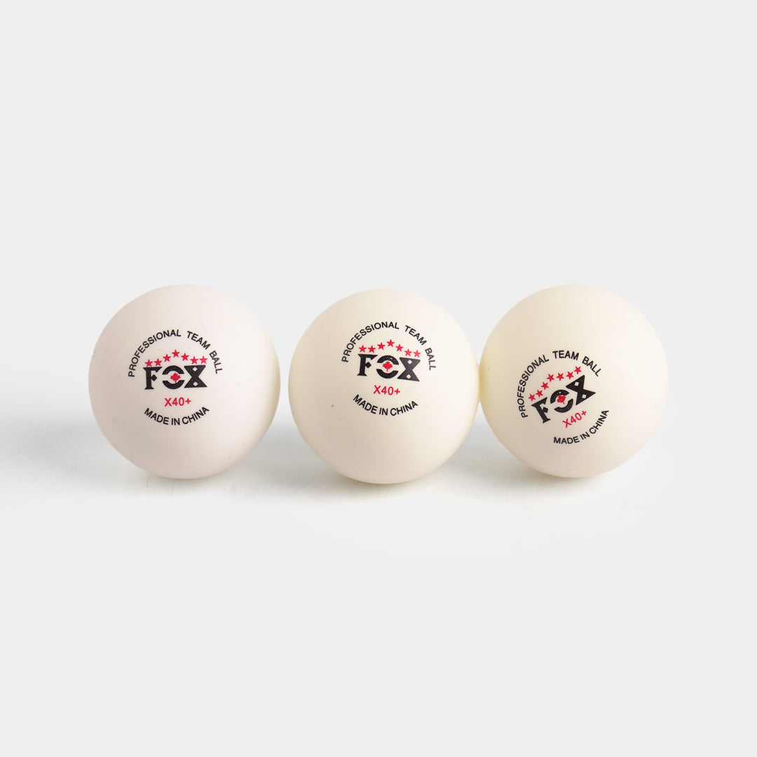 Professional Team Ball Table Tennis Balls (3 Pack)