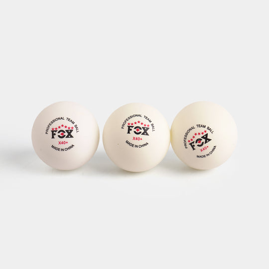 Professional Team Ball Table Tennis Balls (3 Pack)