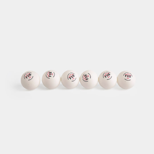 Professional Team Ball Table Tennis Balls (6 Pack)