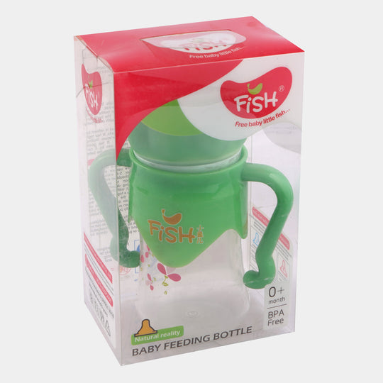 Wide Neck Feeder 250ml-Green