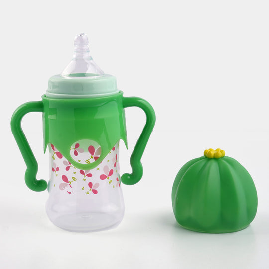 Wide Neck Feeder 250ml-Green