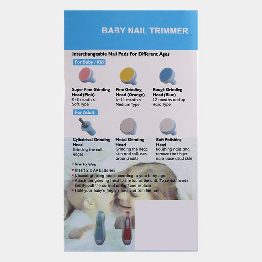 Gentle & Safe Electric Baby Nail Trimmer Kit