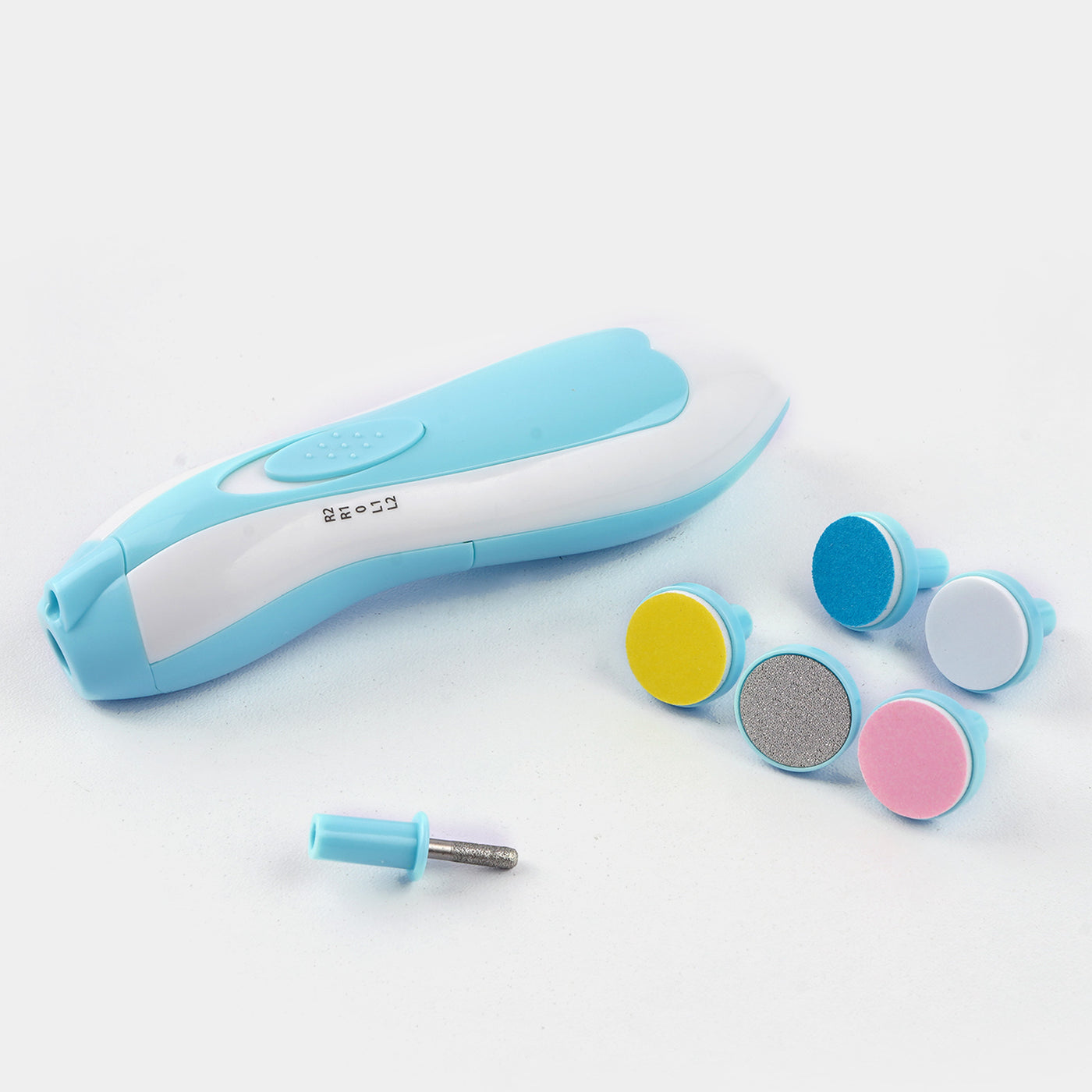 Baby Electric Nail Trimmer Set with LED Light | Blue