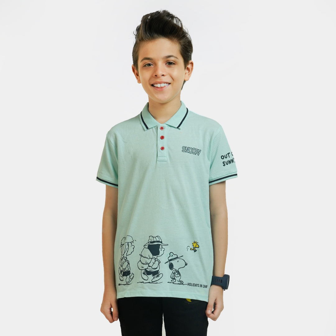 Boys Polo T-Shirt - M/Light