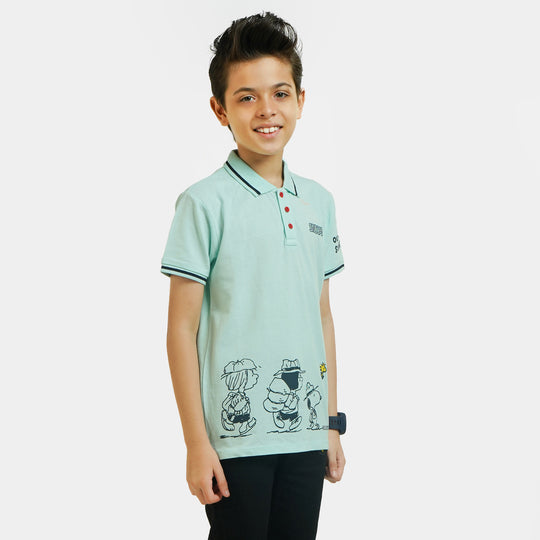 Boys Polo T-Shirt - M/Light