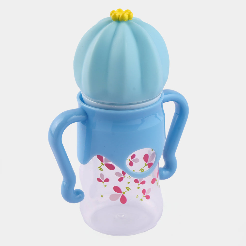 Wide Neck Feeder 250ml-Blue