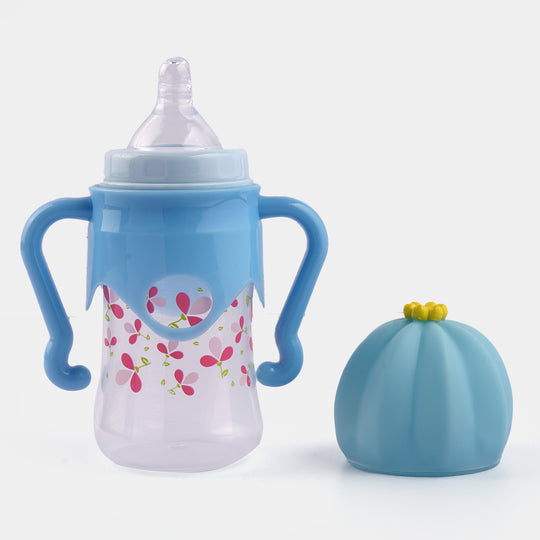 Wide Neck Feeder 250ml-Blue