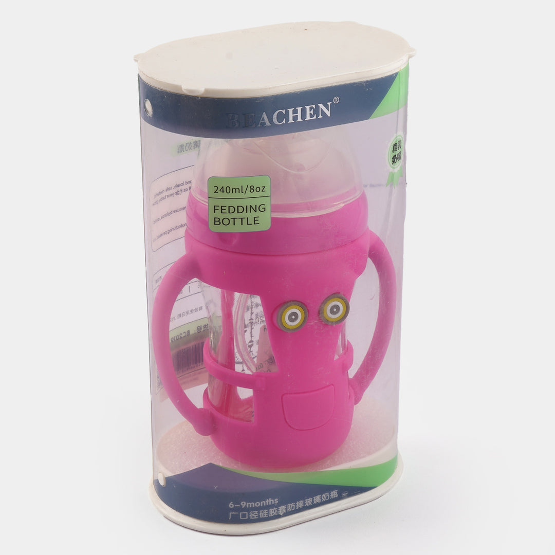 Feeder Glass 240ml | Pink