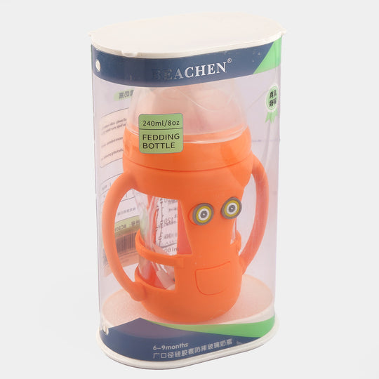 Feeder Glass 240ml | ORANGE