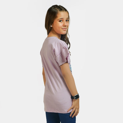 Girls T-Shirt H/S Candy Booth  - Orchid Bou