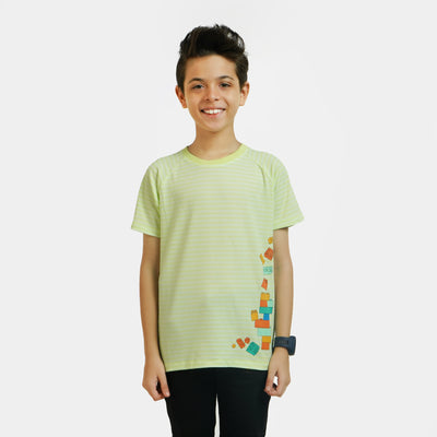 Boys T-Shirt H/S Play More - Sharp Green
