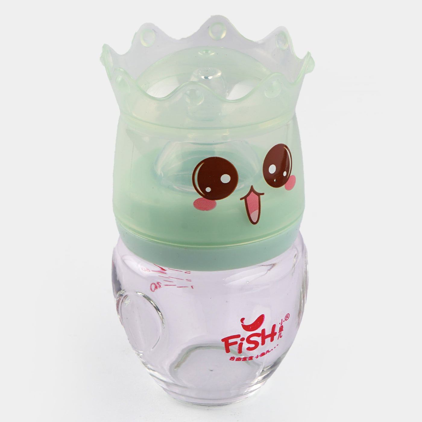 Baby Glass Feeder 80ml | Green