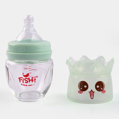 Baby Glass Feeder 80ml | Green