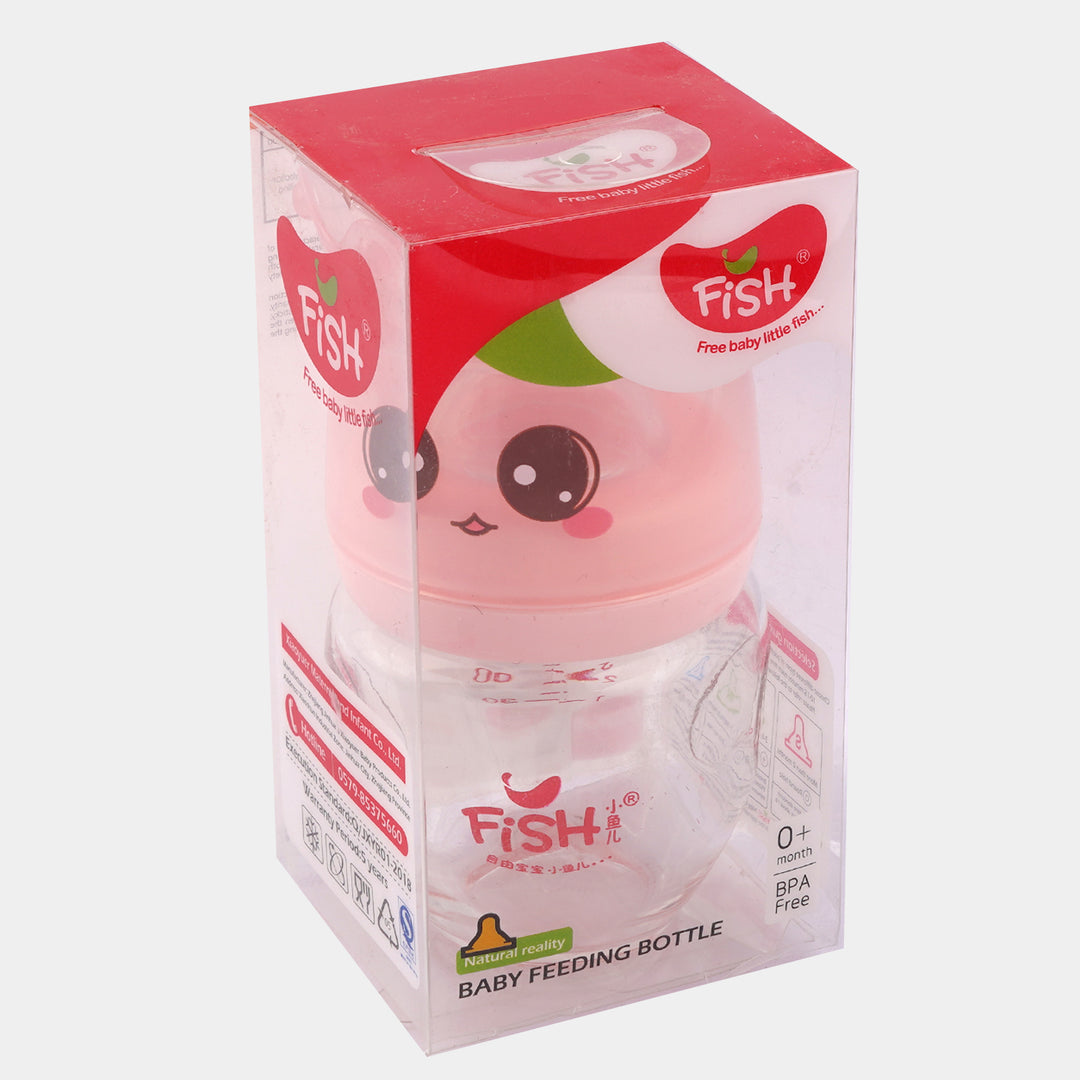 Baby Glass Feeder 80ml | Pink