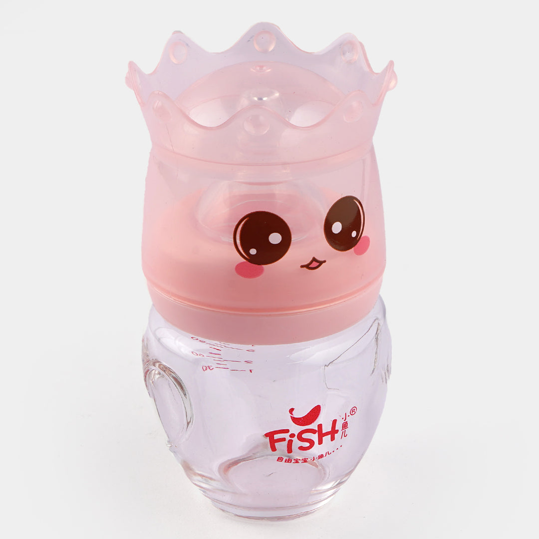 Baby Glass Feeder 80ml | Pink