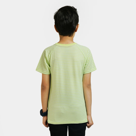 Boys T-Shirt H/S Play More - Sharp Green