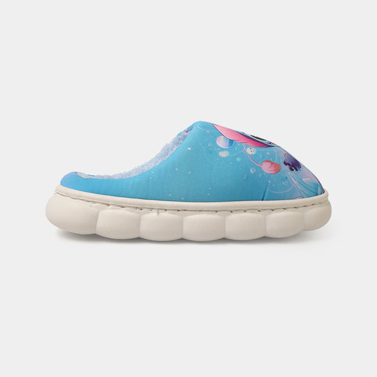 Boys Fur Slipper P-06-BLUE