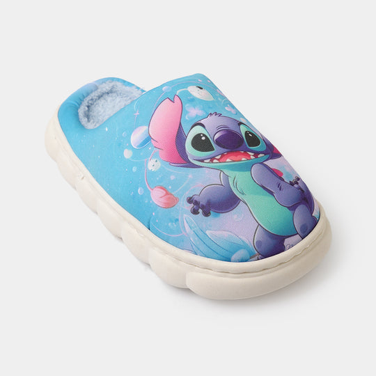 Boys Fur Slipper P-06-BLUE