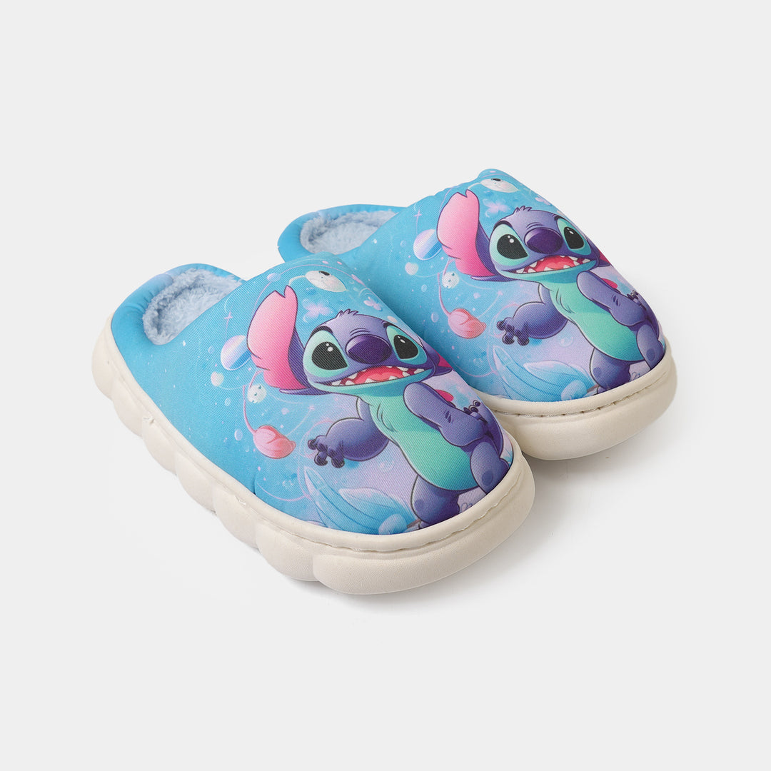 Boys Fur Slipper P-06-BLUE