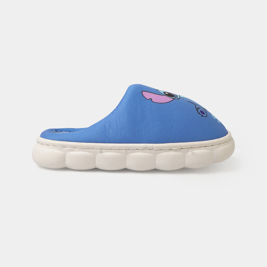 Boys Fur Slipper P-12-BLUE