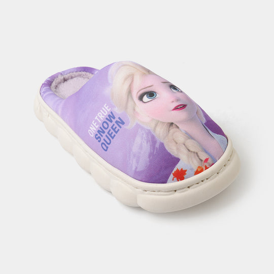 Girls Fur Slipper P-05-Purple
