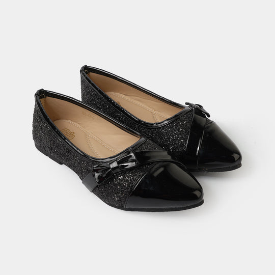 Girls Pumps BS-056-BLACK