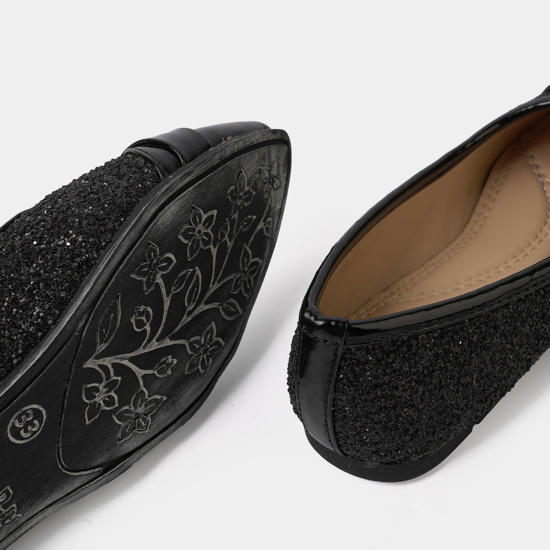 Girls Pumps BS-056-BLACK