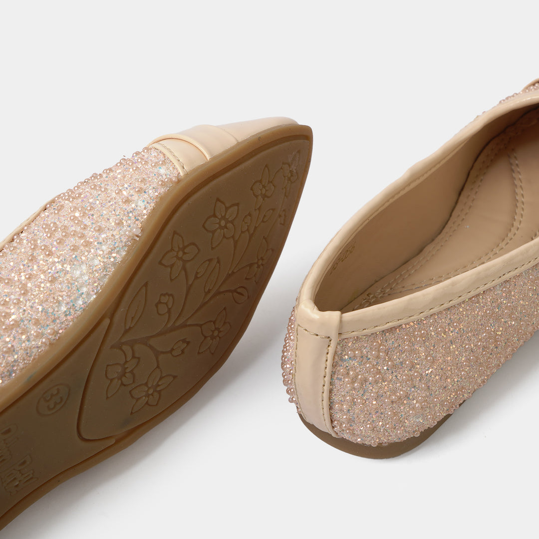Girls Pumps BS-056-Peach
