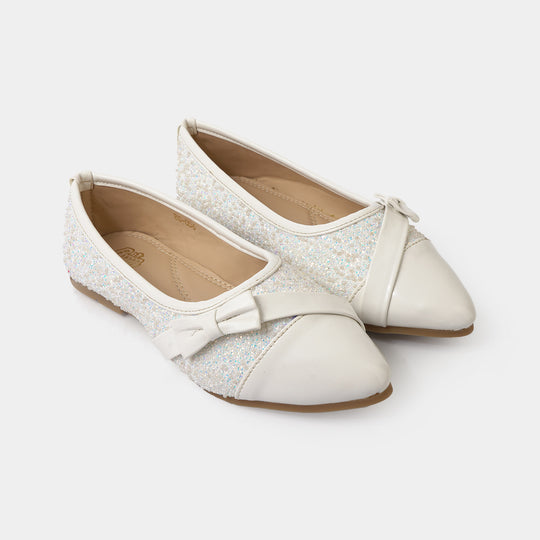 Girls Pumps BS-056-White